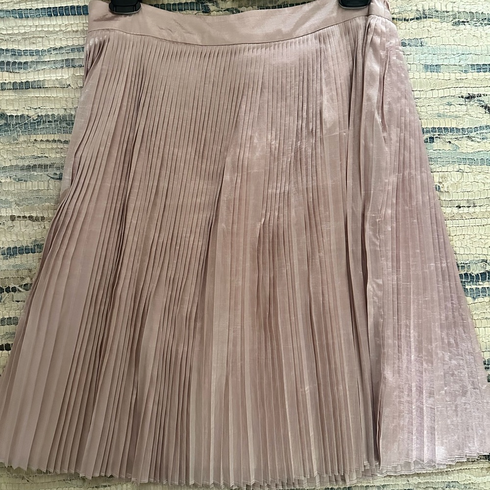 Club Monaco pale pink pleated skirt